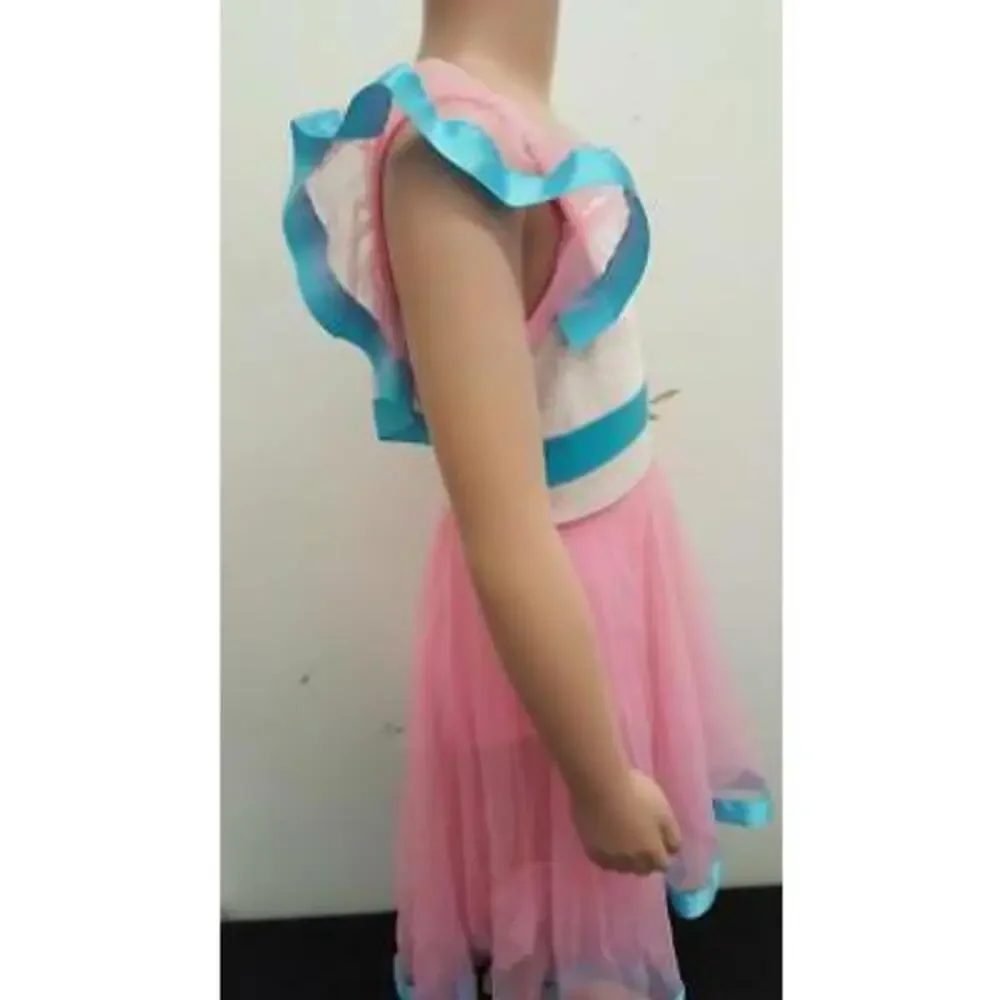Pre-Owned Dance Costume Curtain Call  XL Child Pink Dress Ballet